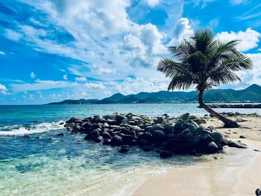 Spacious Waterfront 2 Bedroom Condo With 2 Bathrooms, Pool, Ac Baie Nettle 0*,  Sint Maarten